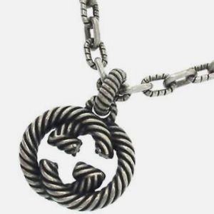 Gucci GG Rope Sterling Silver Necklace New in Box